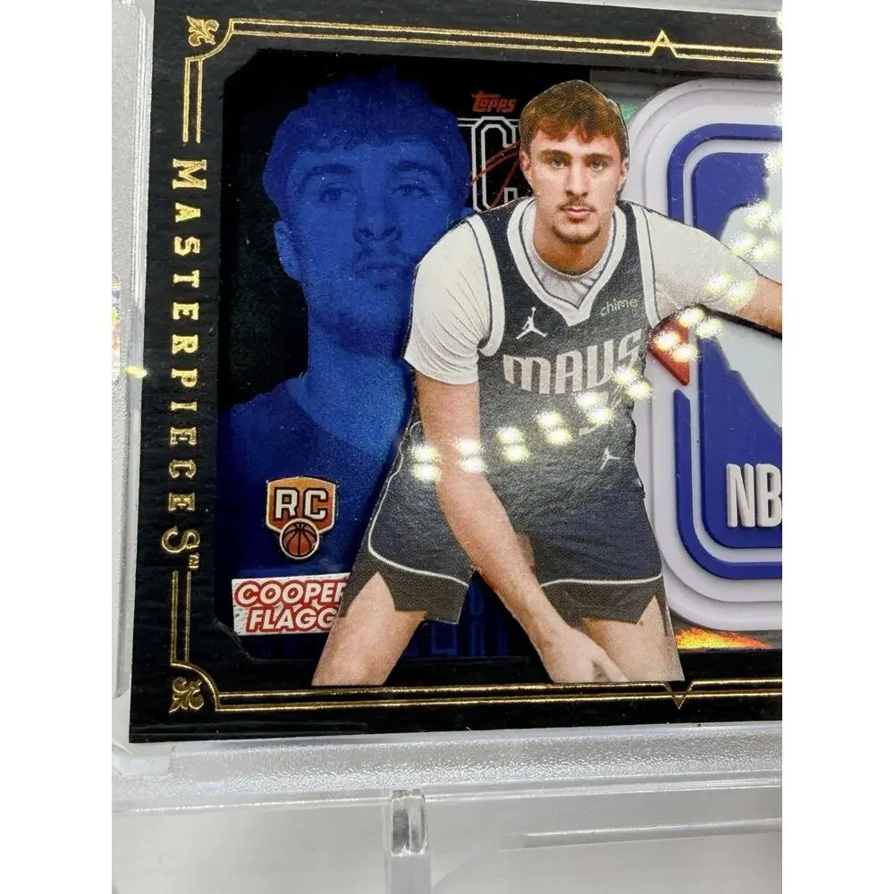 Art Card Cooper Flagg With NBA Debut Patch Made By Mayflower Custom Cards
